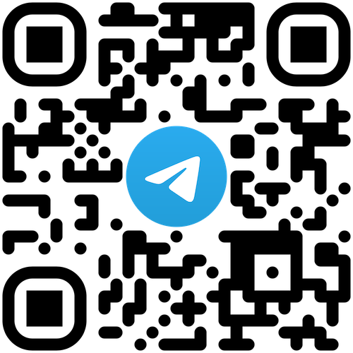 QR код для Telegram